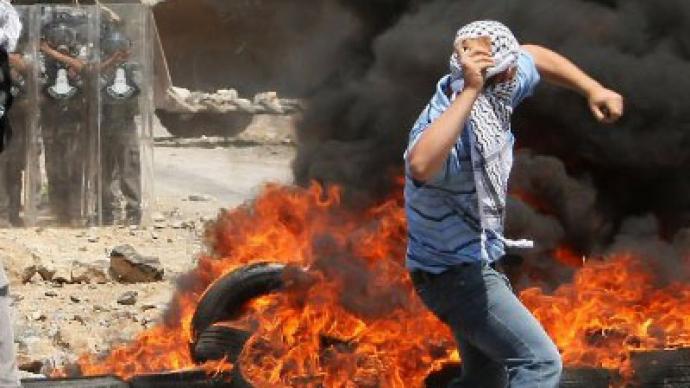 Palestinian demos turn violent as Israeli police unleash water cannons, rubber bullets (PHOTOS)