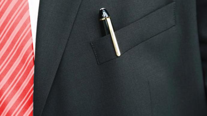 Plenty of pens for Mr. President’s pocket