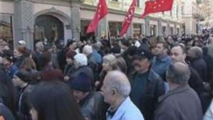 Rally hits Georgia’s capital after tax rise announced