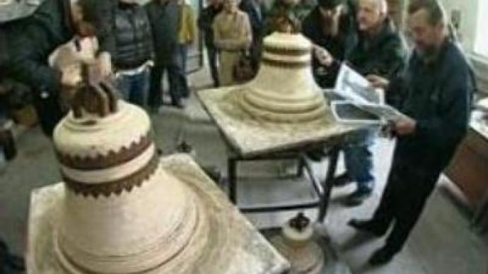 Russian monastery bells coming home