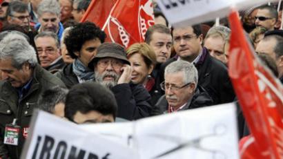 Miners’ strike: 14 injured as thousands rally in Madrid (VIDEO)