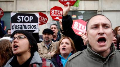 Knock-knock: Anti-eviction rallies come to Spain MPs’ doorsteps