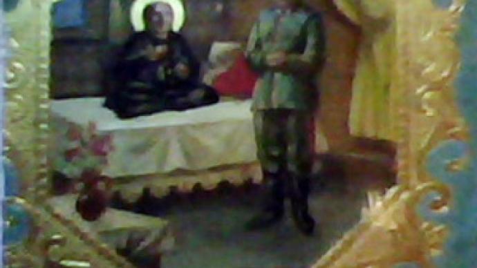 Stalin appears on Christian icon