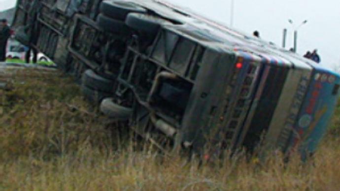 Three dead in the tourist bus turnover in Smolensk