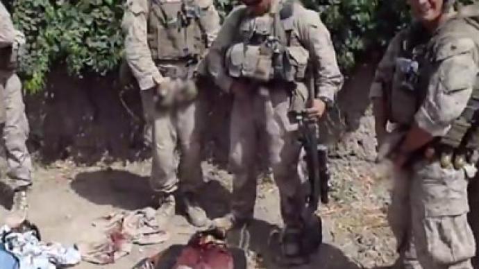 US Marine reduced to lower rank and fined for urinating on dead Afghans