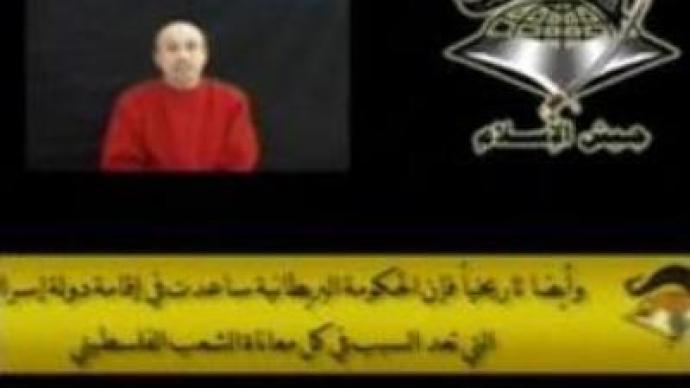 Web video of kidnapped BBC man released
