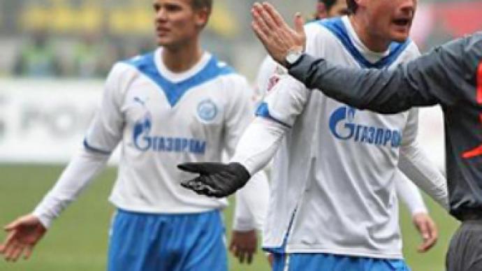 Zenit beat Saturn at empty Petrovsky stadium