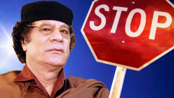 Gaddafi barred from entering Russia