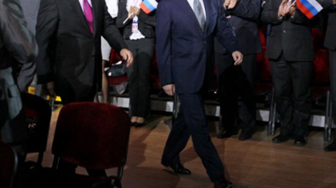Guessing game over: Medvedev promotes Putin for presidency