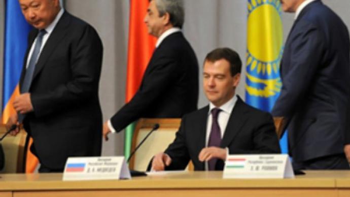 Medvedev satisfied with interstate integration on post-Soviet space