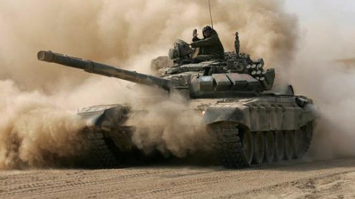 Russia and Ukraine revive war games