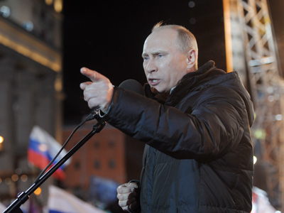 Payback time for Vladimir Putin