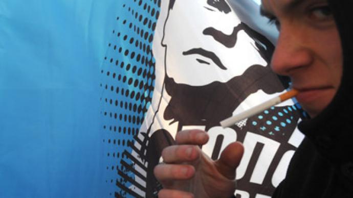 Activists fight for right to rally - literally