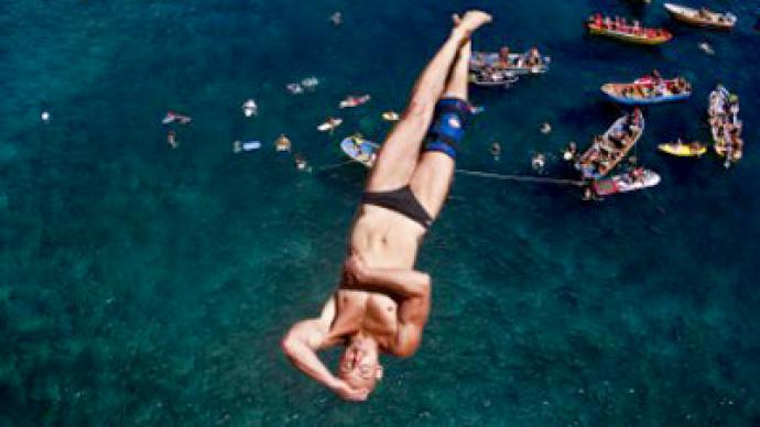 Russian aiming for cliff diving world title