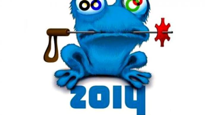Mock mascot Zoich masterminded by Sochi 2014 organizers
