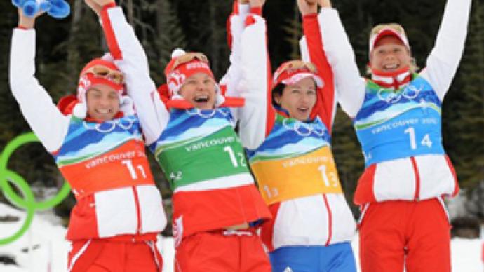 Russia repeats as biathlon relay champ