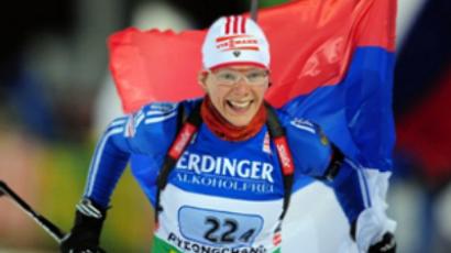 Russia triumphs in men's biathlon World Cup relay  