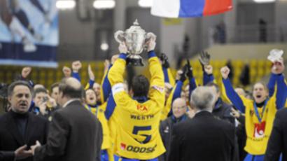 Russia beat defending champs Sweden at Bandy Worlds  