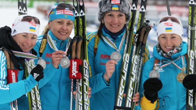 Ukraine stripped of Biathlon Worlds silver medal