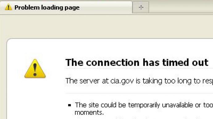Anonymous took down cia.gov