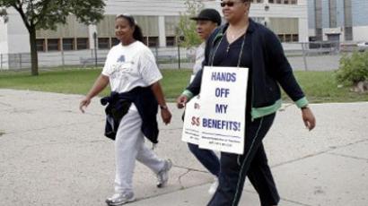 Occupy Graduation: US ‘debt generation’ in chains
