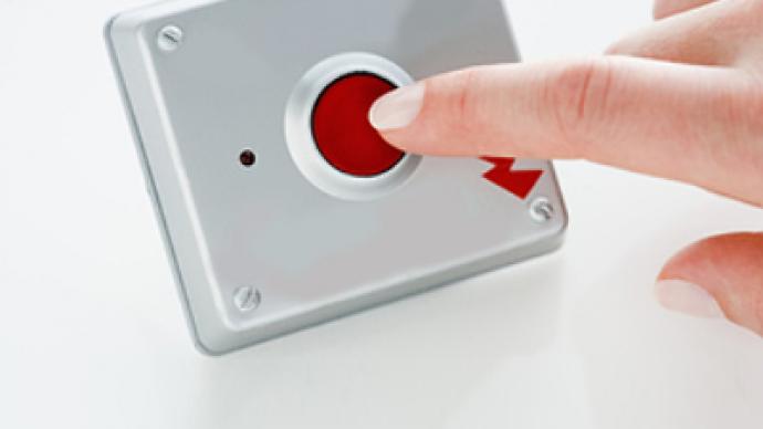Ensuring the “reset” button stays pressed