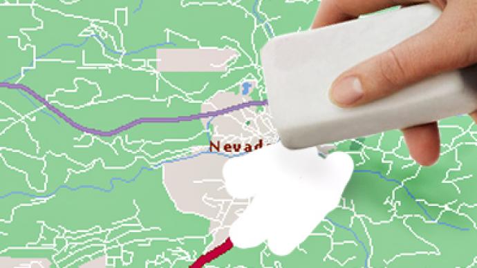 Nevada town taken off the map