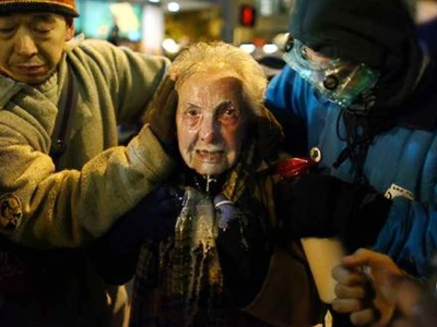 Elderly and pregnant attacked at OWS (PHOTO, VIDEO)