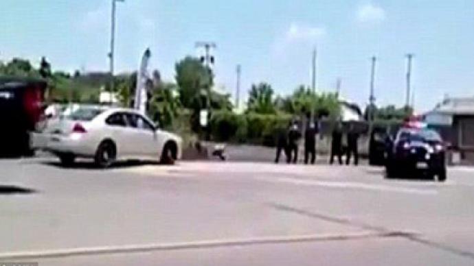 Police shoot homeless man 46 times