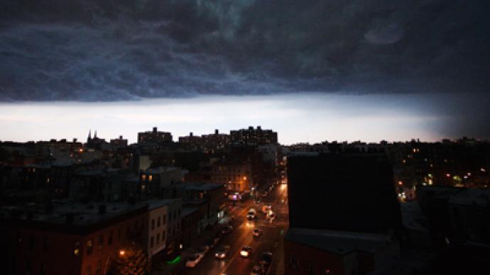 US East Coast storms: Grounded planes, ripped roofs, power cuts (PHOTOS)
