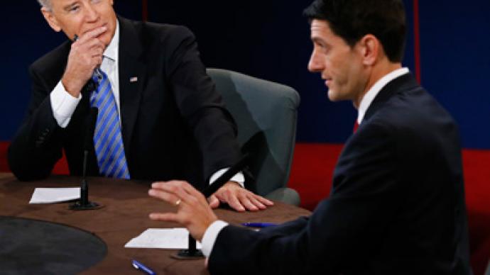 Big theatrics, little difference: Biden and Ryan take hawkish line in VP debate