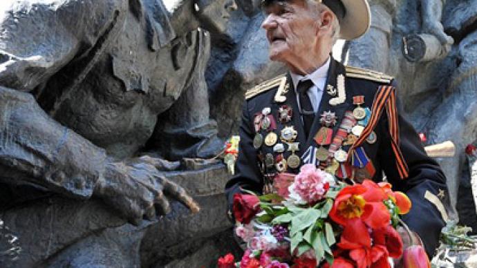 V-Day marked in Russia, overlooked in America