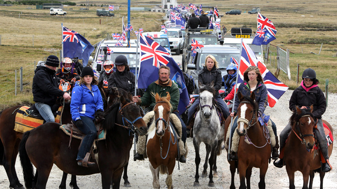 British double-standards in the Falklands