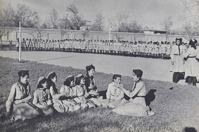 "Hundreds of Afghan youngsters take active part in Scout programs."