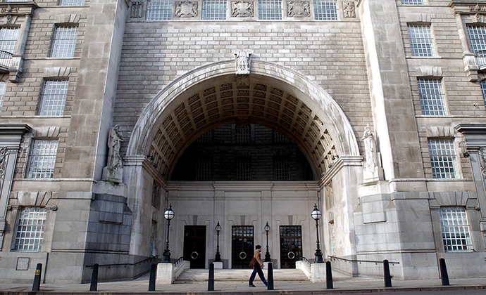 The MI5 headquarters in central London. (Reuters)