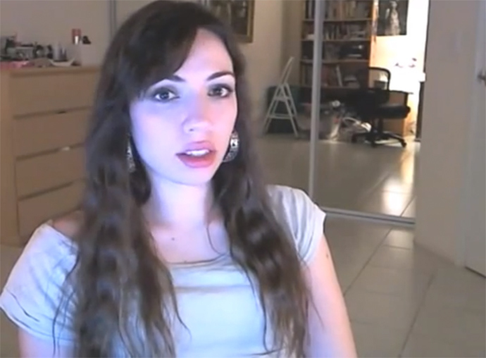 screenshot from youtube video by SyrianGirlpartisan