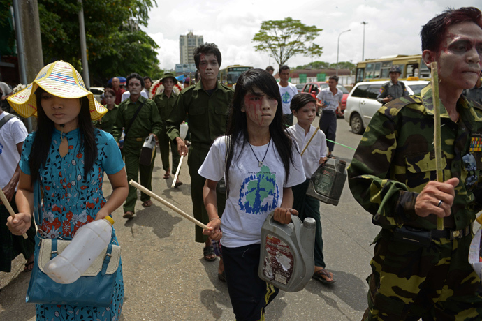 Yangon, Myanmar (AFP Photo / Ye Aung Thu)