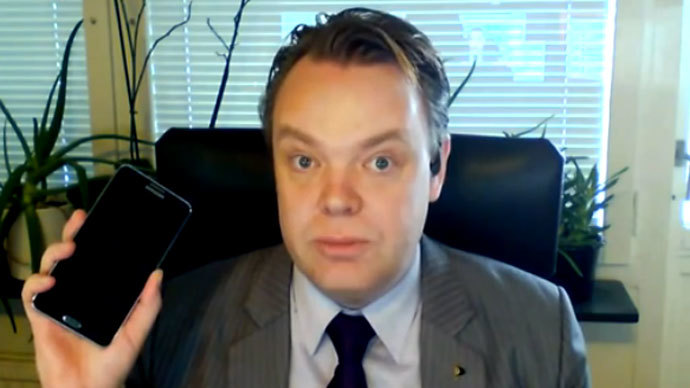 Screenshot from RT video
