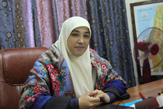 Ibtisam Saymah. Photo by Nadezhda Kevorkova