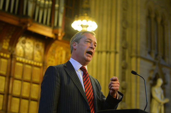 Nigel Farage (AFP Photo / Leon Neal)