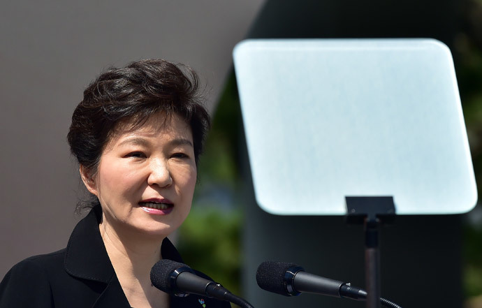 South Korean President Park Geun-Hye (AFP Photo / Pool / Jung Yeon-Je)