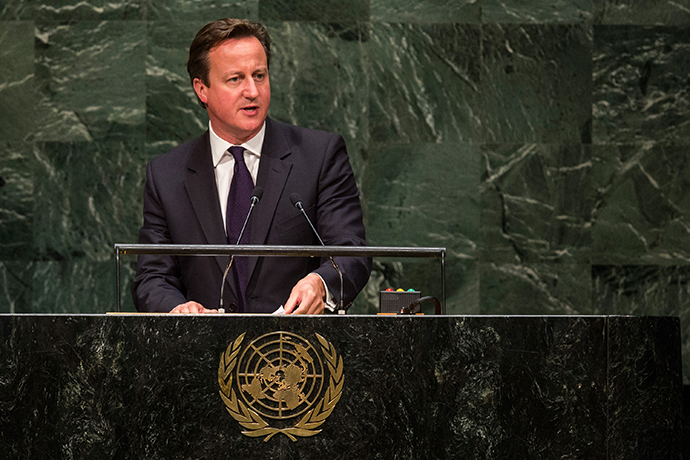 Britainâs Prime Minister David Cameron (Andrew Burton / Getty Images North America / AFP)
