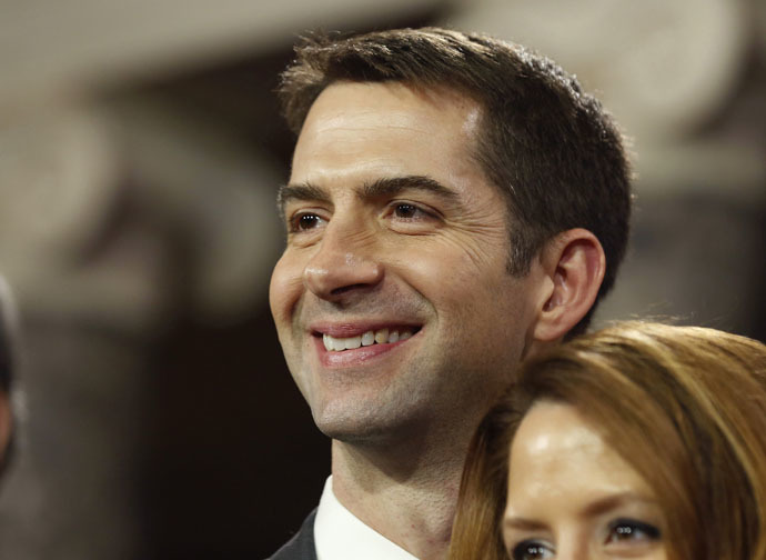U.S. Senator Tom Cotton (R-AR) (Reuters/Larry Downing)