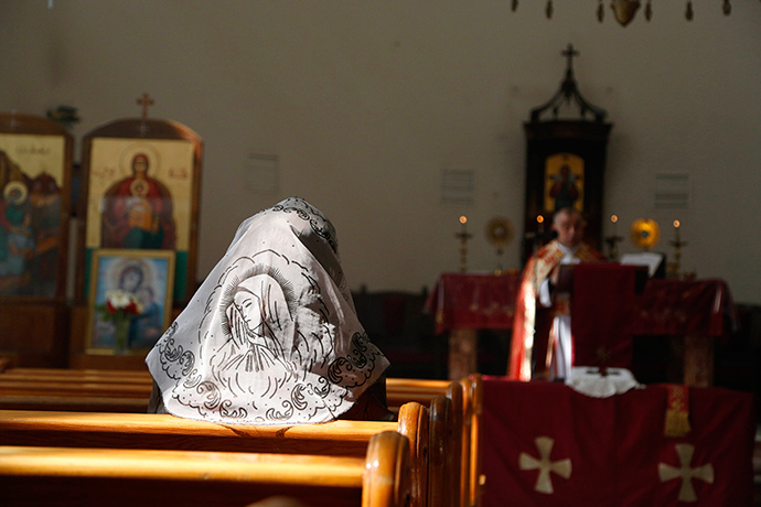 Ibrahim al-Khalil church in Jaramana, eastern Damascus (Reuters / Omar Sanadik)