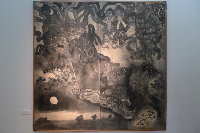 Fragment from Battle of Okinawa.(Photo by Andre Vltchek)