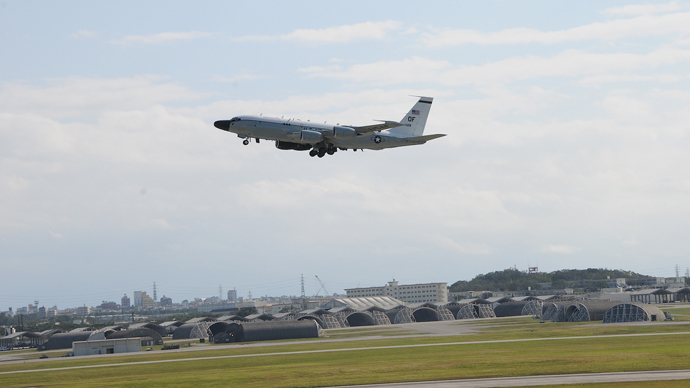 Mighty hangars and strange planes at Kadena Base.(Photo by Andre Vltchek)