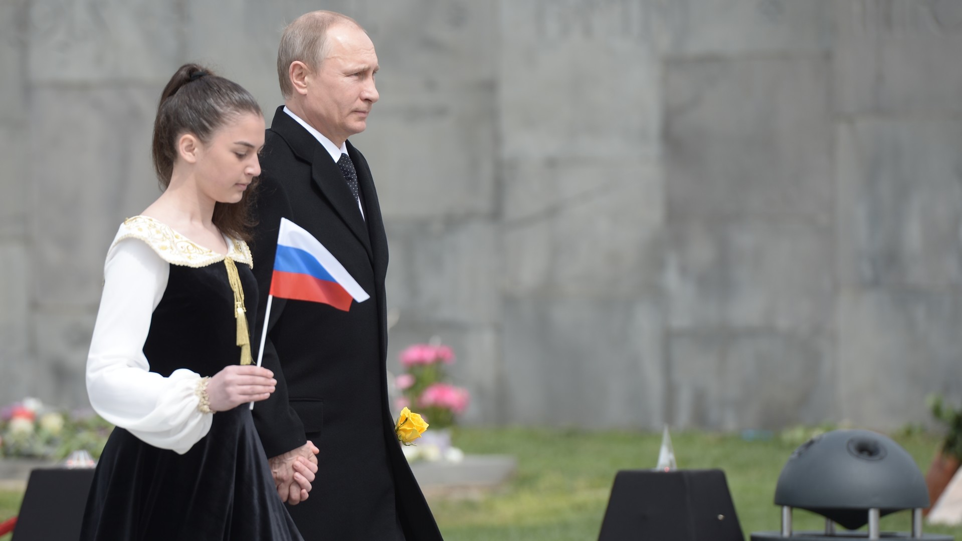 La cérémonie de commémoration du centenaire du Génocide arménien à Erevan