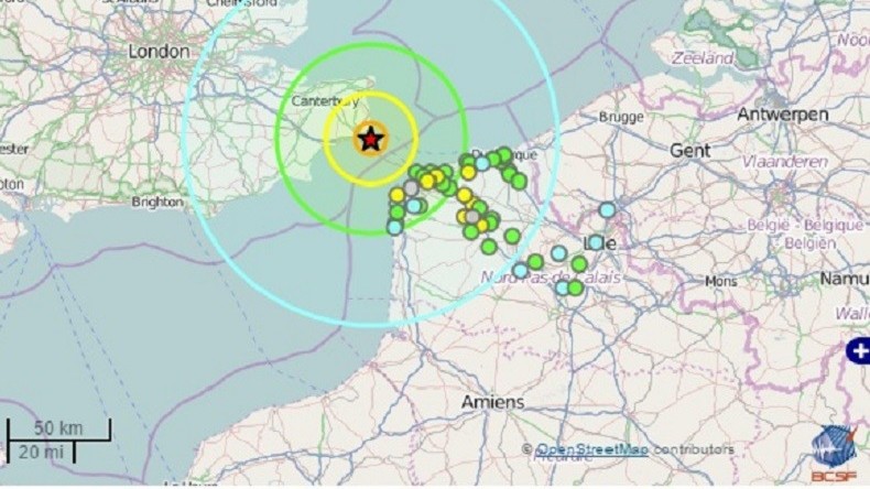 Le Pas-de-Calais secoué par un séisme de magnitude de 4,4