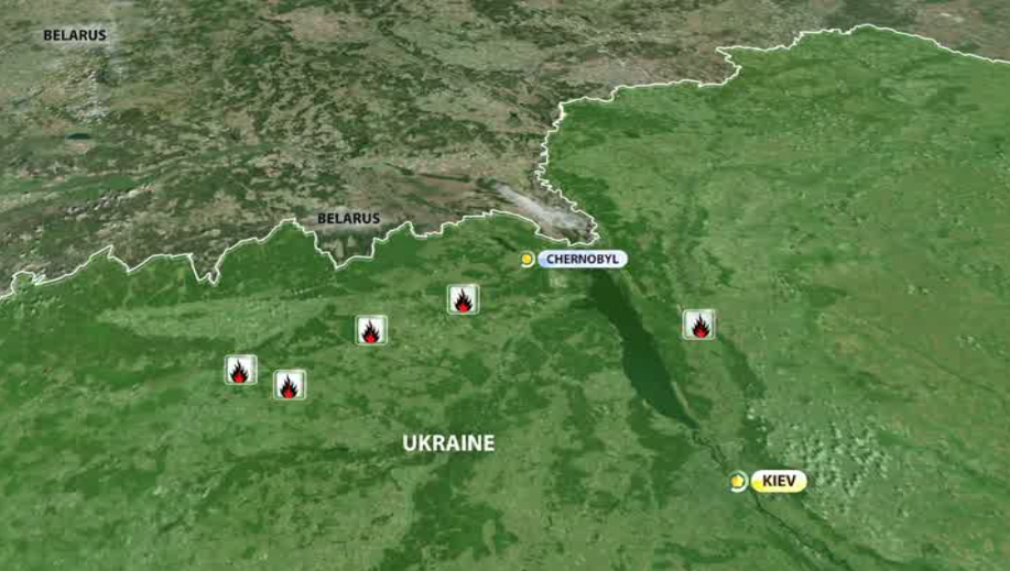 La menace de radiation après l’incendie de Tchernobyl toujours niée par les autorités ukrainiennes