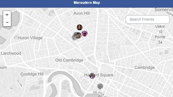 «La carte du Maraudeur» : une app permet de tracer les utilisateurs de Facebook Messenger 